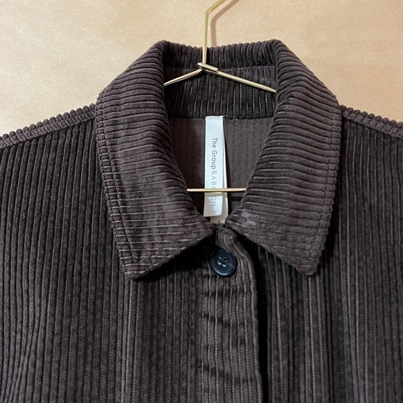 Aritzia The Group Babaton Graydon Shirt Jacket Corduroy Button Up Shacket Size S - Picture 5 of 10